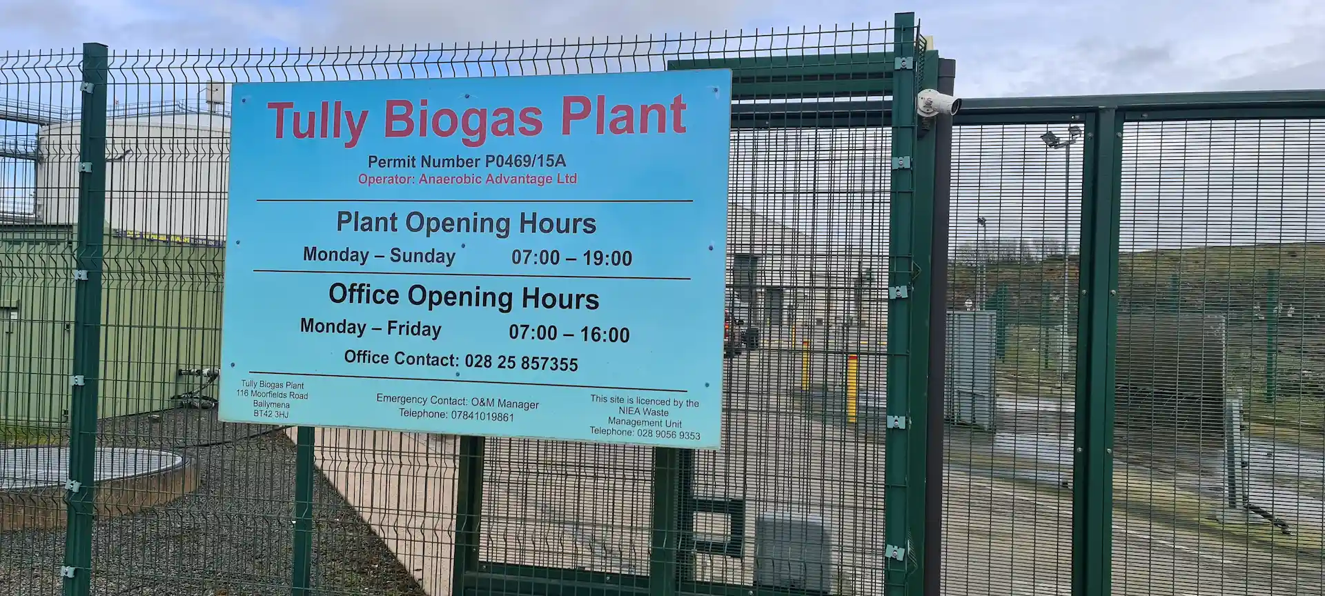 Tully Biogas Plant