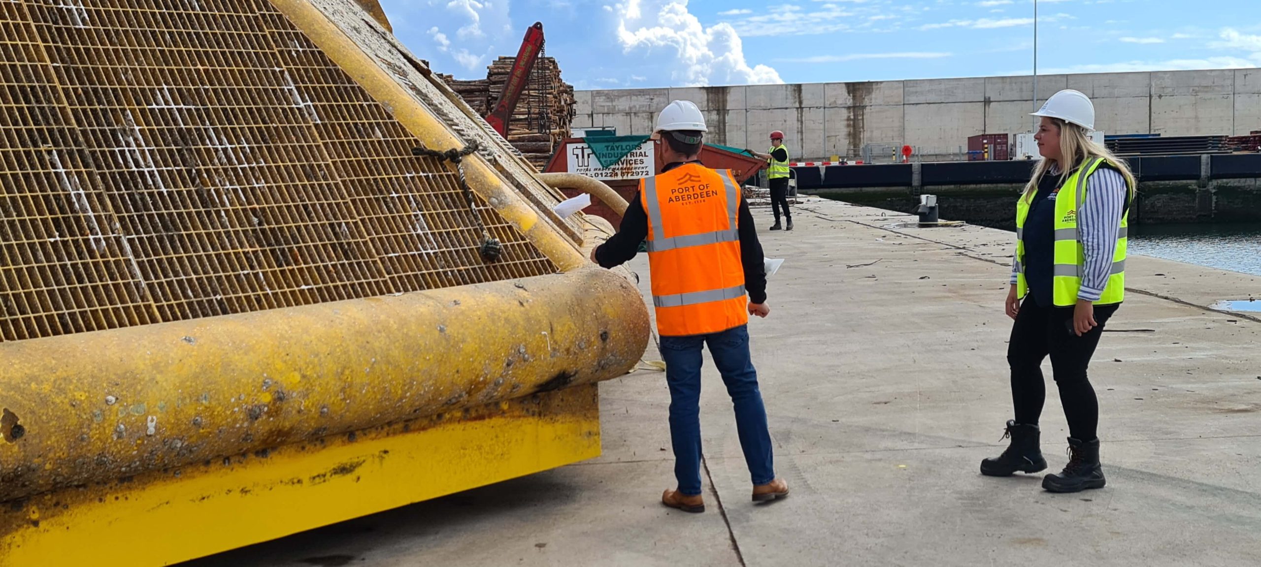 construction and worker with hard hat